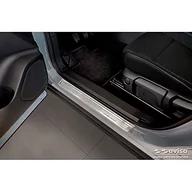 Nakładki progowe - Avisa 2/14019 srebrne osłony progu drzwi INOX odpowiednie do Nissan Qashqai III 2021-'Special Edition' -4-częściowy - miniaturka - grafika 1