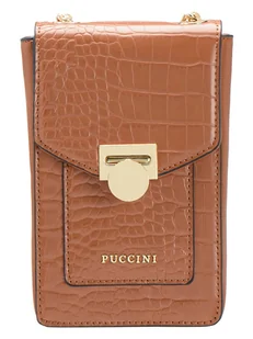 Puccini Torebka "Timeless" w kolorze jasnobrązowym - 11 x 18 x 6 cm - Torebki damskie - miniaturka - grafika 1