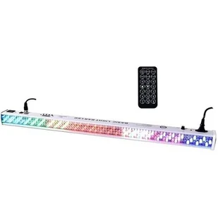 LIGHT4ME BASIC LIGHT BAR LED 16 RGB IR - listwa belka oświetleniowa WH ♦ 30 DNI NA ZWROT ♦ GWARANCJA DOOR-TO-DOOR ♦ SZYBKA WYSYŁKA - Akcesoria do nagłośnienia - miniaturka - grafika 1