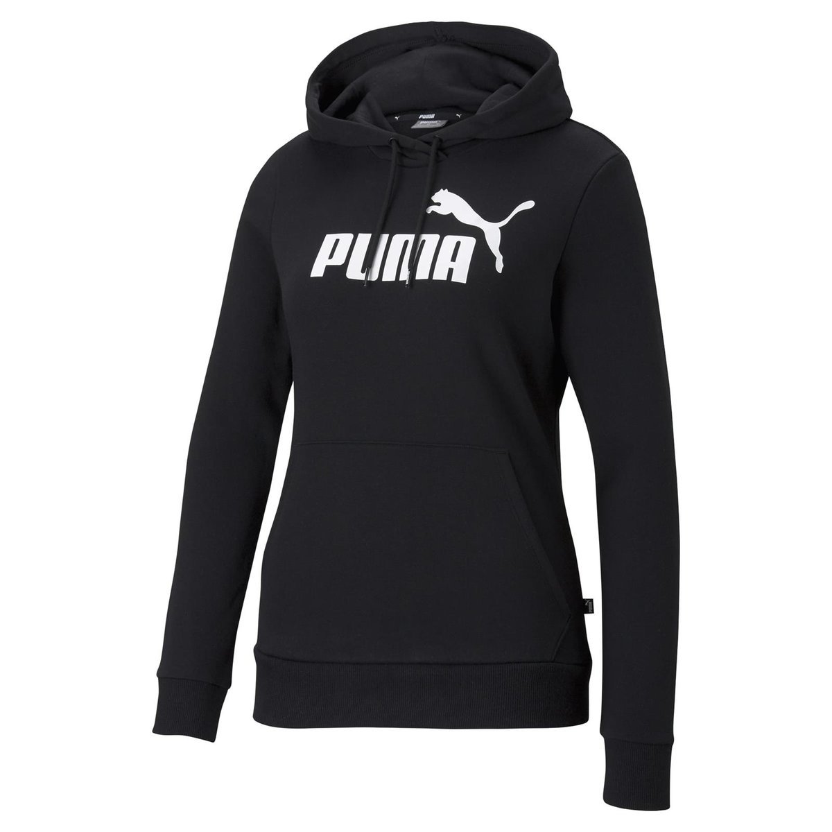 Bluza z kapturem damska Puma ESSENTIAL LOGO TR czarna 58679101-XL