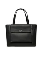 Torebki damskie - Calvin Klein Torebka Ck Medium Shopper K60K612811 Czarny - miniaturka - grafika 1
