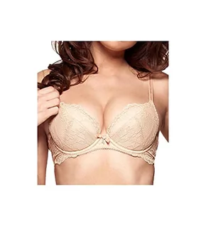 Biustonosze - Gossard Damski biustonosz Superboost Lace Plunge Bra BH, beżowy (Nude), 90E - grafika 1