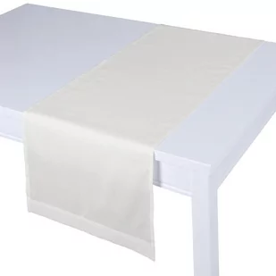 Dekoria pl pl Bieżnik prostokątny biały z połyskiem 40 × 130 cm Damasco 410-141-78 - Obrusy i serwetki - miniaturka - grafika 1