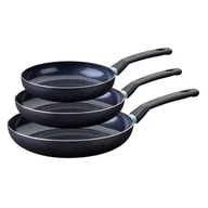 Zestawy garnków i patelni - Fackelmann 9429650 Zestaw 3 patelni nieprzywierających z powłoką ceramiczną 24, 28 i 30 cm bez PFAS, patelnia bez PFAS, patelnia aluminiowa, 24, 28 i 30 cm - miniaturka - grafika 1