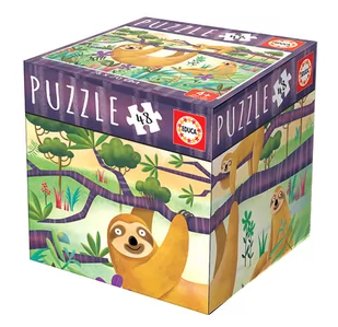 G3 Puzzle 48 Cube Leniwce Nowa - Puzzle - miniaturka - grafika 1