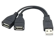 Kable USB - PREMIUMCORD Nabíjecí kabel USB 2.0, 15cm, černá - miniaturka - grafika 1