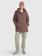 Kurtki damskie - 4F Płaszcz przejściowy membrana 8000 damski - brązowy S - miniaturka - grafika 1