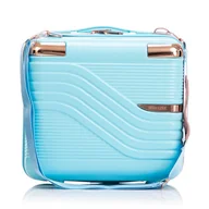 Kosmetyczki, organizery i kuferki - Kuferek Semi Line T5811-2 Błękitny - miniaturka - grafika 1