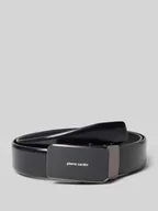 Paski - Pasek skórzany z detalem z logo - miniaturka - grafika 1