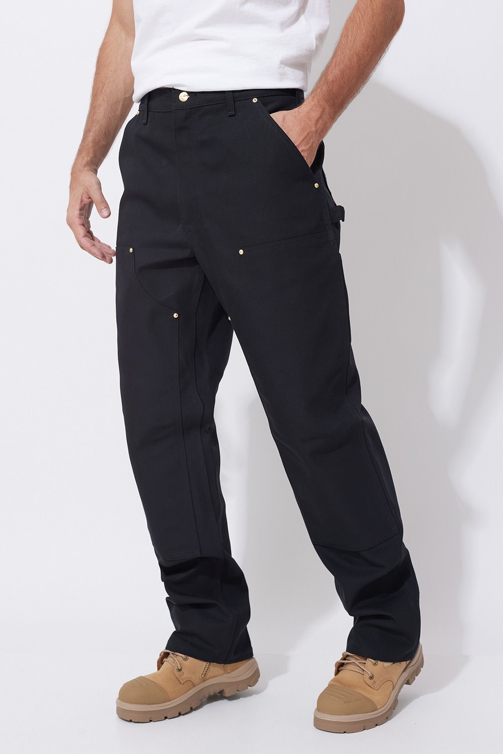 Carhartt Spodnie Carhartt Iconic B01 Firm Duck DoubleFront