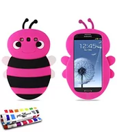 Etui i futerały do telefonów - Samsung Ultraflache weiche Schutzhülle GALAXY S3 [Abeille Premium] [Bonbonrosa] von MUZZANO + STIFT und MICROFASERTUCH MUZZANO GRATIS - Das ULTIMATIVE, ELEGANTE UND LANGLEBIGE Schutz-Case für Ihr SA - miniaturka - grafika 1