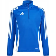 Bluzy damskie - Bluza dla dzieci adidas Tiro 24 Training Top niebieska IR9364 140cm - miniaturka - grafika 1