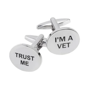 Spinki do mankietów Dla Weterynarza X2 BOCO028 - Zabawy w naśladowanie dorosłych - miniaturka - grafika 1