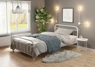 Łóżka - LINDA 120 łożko Halmar białe  - miniaturka - grafika 1