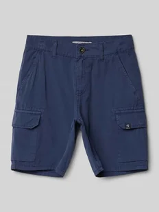 Bermudy w jednolitym kolorze - Spodnie i spodenki dla chłopców - miniaturka - grafika 1