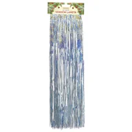 Ozdoby bożonarodzeniowe - Lameta świąteczna srebrny, 50 x 100 cm, laser efekt - miniaturka - grafika 1