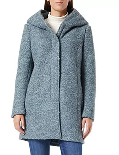 ONLY Damski płaszcz wełniany Sedona Boucle Wool, jasnoszary melanż/szczegóły: melanż, XXS - Płaszcze damskie - miniaturka - grafika 1