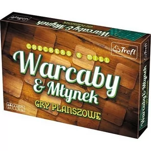 Trefl Warcaby/Mlynek klasyczne - Gry planszowe - miniaturka - grafika 1