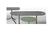 Blaty meblowe i parapety okienne - Blat kompaktowy dla podstawy Tripè double II 160x70 cm Scab Design - miniaturka - grafika 1