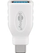 Adaptery i przejściówki - Goobay 66262 adapter USB 3.0 z USB-C na tulei A Biały 66262 - miniaturka - grafika 1
