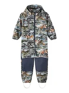 Kurtki i płaszcze dla chłopców - Bestseller A/S Kombinezony śniegowe chłopięce NMMALFA08 Suit AOP FO NOOS, Thyme, 110, Thyme, 110 - miniaturka - grafika 1