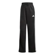 Spodnie rowerowe - adidas Kobiety ESSENTIALS 3-STRIPES OPEN HEM FLEECE PANTS, black/white, XXL - miniaturka - grafika 1