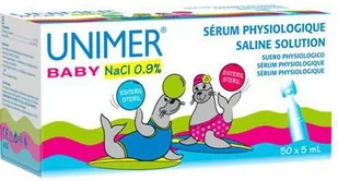 A&D Company Ltd UNIMER BABY NaCl Sól fizjologiczna 50 amp 9058014 - Przeziębienie i grypa - miniaturka - grafika 3