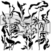 Scrapbooking - Szablon, las wodorostów, 30,5 cm - miniaturka - grafika 1