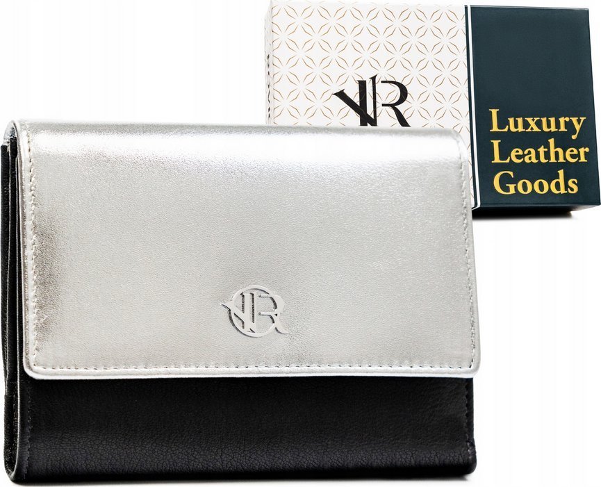 Rovicky Skórzana damska portmonetka elegancka od Rovicky NoSize