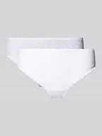Majtki damskie - Figi z obszyciem koronką w zestawie 2 szt. - miniaturka - grafika 1