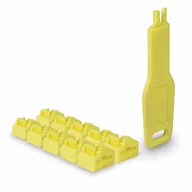Kontrola dostępu - Lindy 47900 bloker portów Blokada portu + klucz RJ-45 Żółty - miniaturka - grafika 1