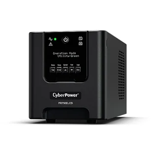CyberPower PR750ELCDN zasilacz UPS Technologia line-interactive 7,5 kVA 675 W 6 x gniazdo sieciowe - Zasilacze awaryjne UPS - miniaturka - grafika 1