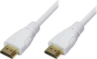 Kable komputerowe i do monitorów - Kabel Techly TECHLY HDMI Kabel A M/M high speed 5m weiss ICOC-HDMI-4-050NWT - miniaturka - grafika 1