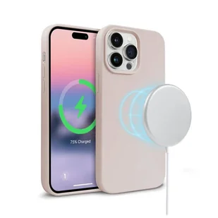 Etui Crong Color Cover Magnetic MagSafe do iPhone 14 Pro Różowy - Etui i futerały do telefonów - miniaturka - grafika 2