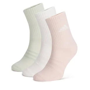 Zestaw 3 par wysokich skarpet damskich adidas IZ0161 3-PACK Kolorowy - Skarpetki męskie - miniaturka - grafika 1
