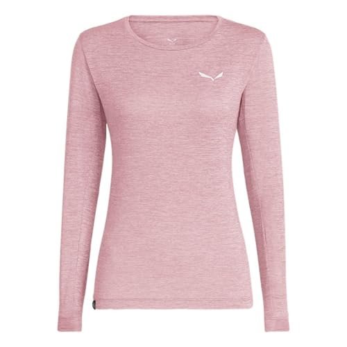 Salewa Damska koszulka damska Puez Melange Dry' Long Sleeve Tee Women, Zephyr Melange, M EU