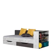 Łóżka - Łóżko 90 x 200 z Regałem TA12 A+B Tablo Enigma Meblar - miniaturka - grafika 1