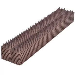 vidaXL vidaXL Listwa z kolcami na ptaki 49 x 4,5 1,7 cm 20 w zestawie - Zwalczanie i odstraszanie szkodników - miniaturka - grafika 1