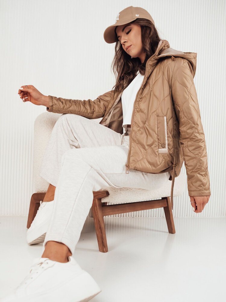 Kurtka damska pikowana MAXWELL złota Dstreet TY4110-XL