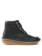 Botki damskie - Clarks Botki Funny Cedar 261738844 Czarny - miniaturka - grafika 1