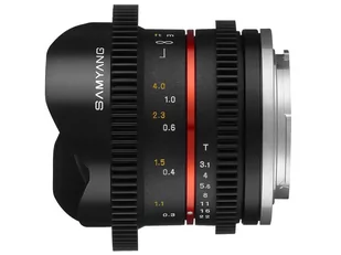 Obiektyw Samyang 8mm T3.1 V-DSLR UMC Fish-eye II Sony E (F1420306101) - Obiektywy - miniaturka - grafika 1