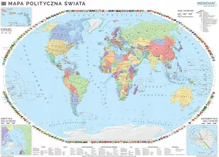 Mapa Polityczna Świata - Mapy i plansze edukacyjne - miniaturka - grafika 1
