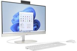 Komputer All in One HP 24-cr0035na / A1XM2EA / Ryzen 5 / 8GB / SSD 512GB / AMD Radeon / FullHD / Win 11 / Biały - Zestawy komputerowe - miniaturka - grafika 1