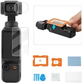 Akcesoria do kamer sportowych - OSŁONA EKRANU + OBIEKTYWU ANTYREFLEKSYJNA FOLIA OCHRONNA ZE SZKŁA HARTOWANEGO DO DJI OSMO POCKET 3 - miniaturka - grafika 1