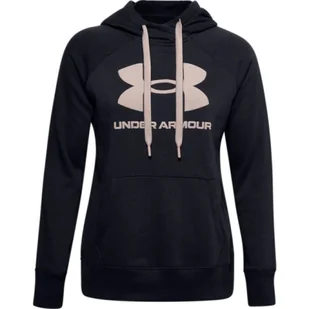 Damska bluza treningowa UNDER ARMOUR Rival Fleece Logo Hoodie - Kurtki i kamizelki sportowe damskie - miniaturka - grafika 1