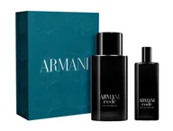 Zestawy perfum męskich - Giorgio Armani Code Homme Zestaw: woda perfumowana + woda perfumowana travel size - miniaturka - grafika 1