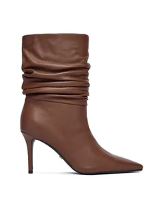 Gino Rossi Botki EO-LUNA-LT681 Brązowy - Botki damskie - miniaturka - grafika 1