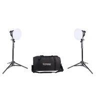 Lampy studyjne - Fomei Zestaw Basic Hobby LED - miniaturka - grafika 1