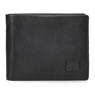Pepe Jeans Chief, Akcesoria Podróżne Portfel Mężczyzny, Czarny (Black), Jedyny w swoim rodzaju, Czarny, única, Portfolio Pepe - Portfele - miniaturka - grafika 1