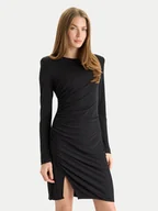 Sukienki - Rinascimento Sukienka koktajlowa CFC0125426003 Bordowy Regular Fit - miniaturka - grafika 1